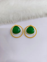 Golden Stud Earrings